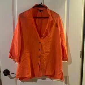 🌀 6 for 20 🌀John mark coral womens shirt size L
